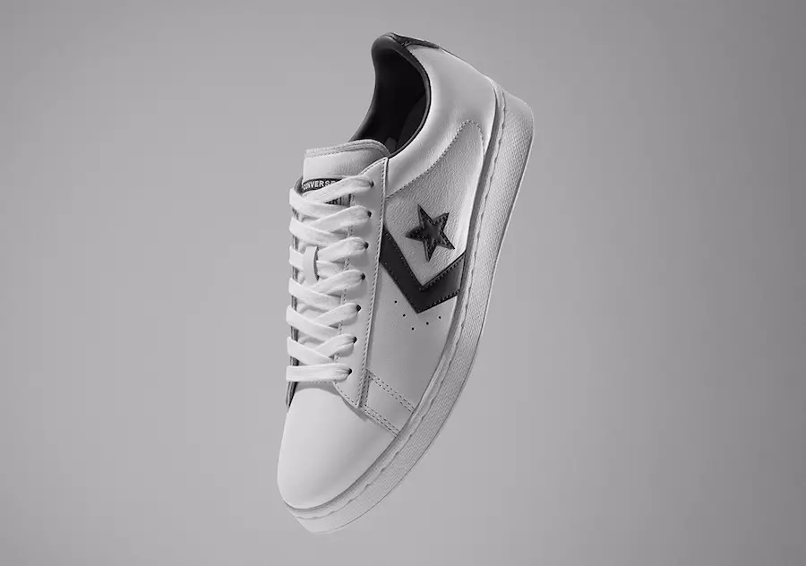 Converse Pro Lëkurë e ulët e bardhë e zezë Data e publikimit All-Star