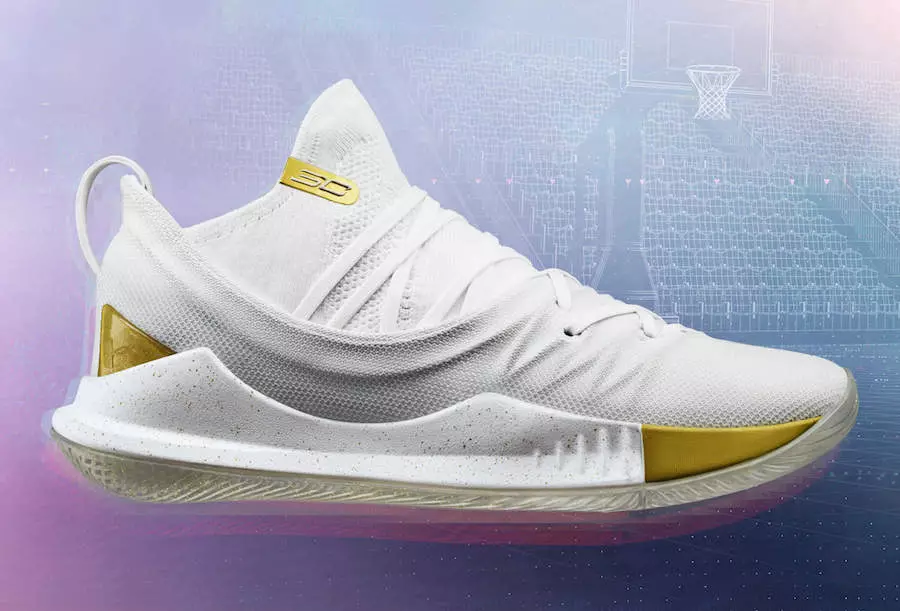 UA Curry 5 Championship Pack, белое золото