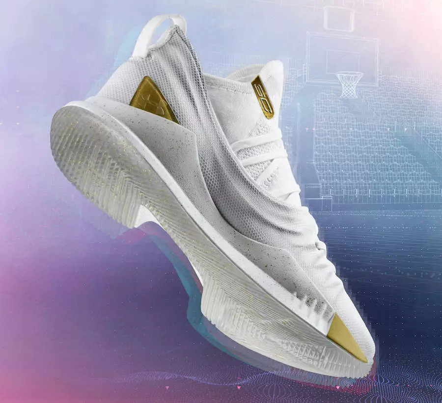 UA Curry 5 Championship Pack bijelo zlato