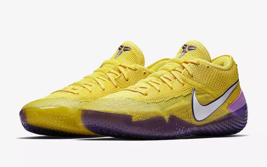 Nike Kobe AD NXT 360 Yellow Strike Lakers AQ1087-700