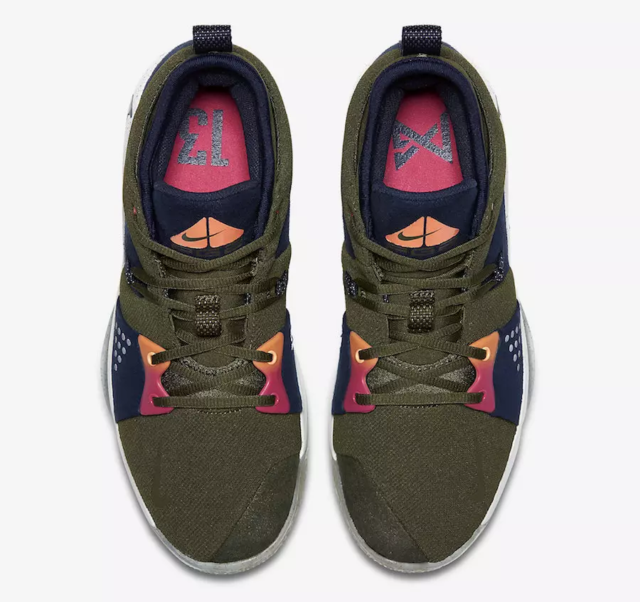 Nike PG 2 ACG Olive Canvas AJ2039-300 Releasedatum