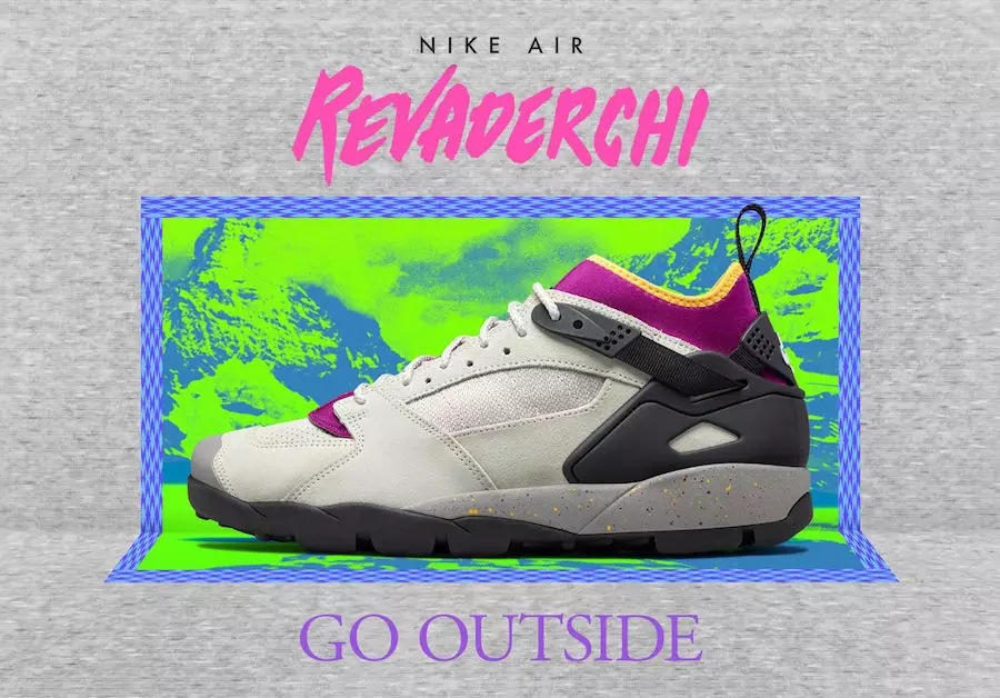 تاريخ إصدار Nike Air Revaderchi Granite Red Plum