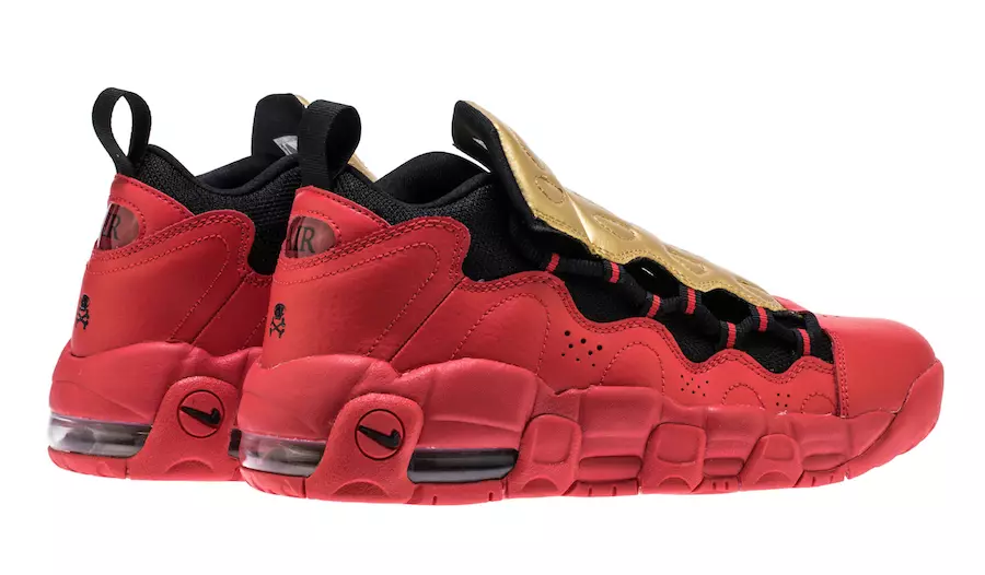 Nike Air More Money University Red Metallic Gold Data premiery AH5215-600