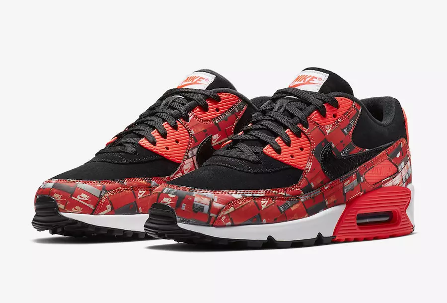 atmos x nike air max 90 impresión de la