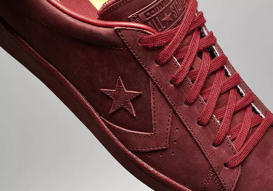 Converse Pro Læder Ox Brick Red Blue Lagoon