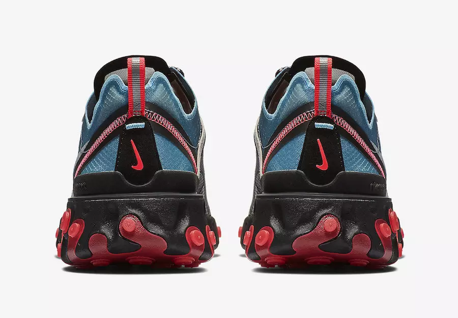 Nike React Element 87 Blue Chill Solar Red AQ1090-006 ဖြန့်ချိသည့်ရက်စွဲ