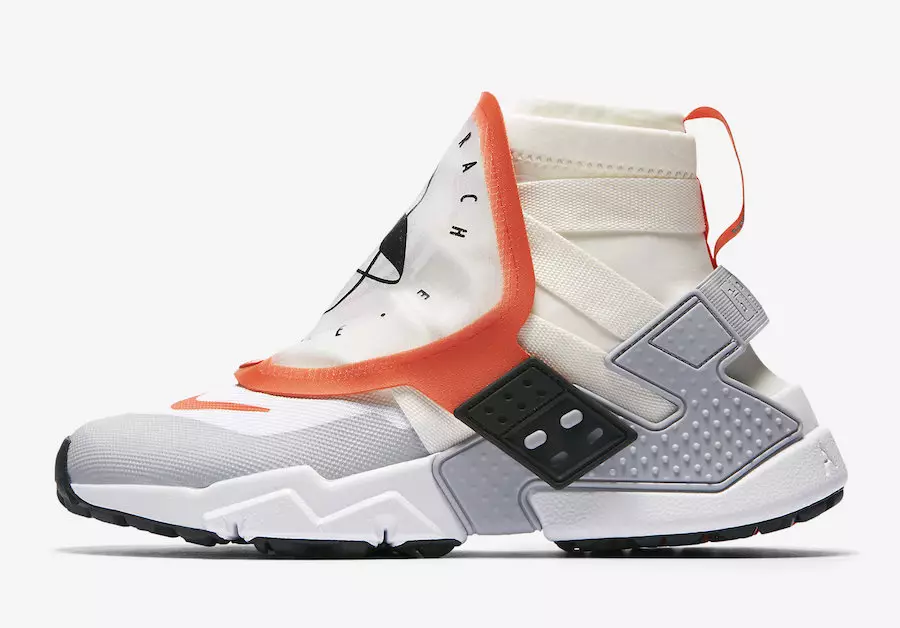 Nike Air Huarache Gripp Sail Team Orange AT0298-100 Data tar-Rilaxx