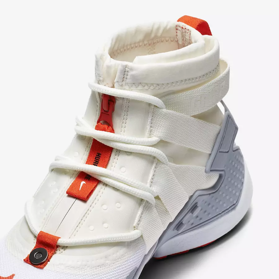 Nike Air Huarache Gripp Sail Equipo naranja AT0298-100 Fecha de lanzamiento