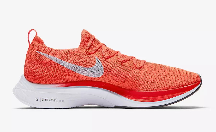 Nike Zoom VaporFly 4 százalékos fényes bíbor jégkék AJ3857-600 Megjelenés dátuma