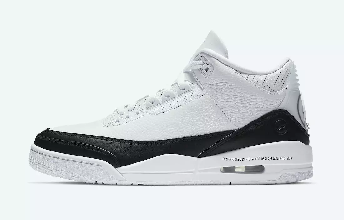 Fragment Air Jordan 3 DA3595-100 Releasedatum Prijs