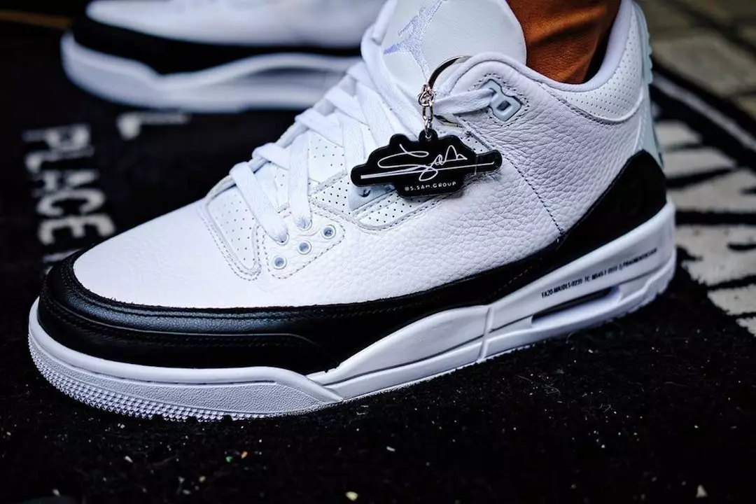 Fragment Air Jordan 3 DA3595-100 Release Date On-Feet