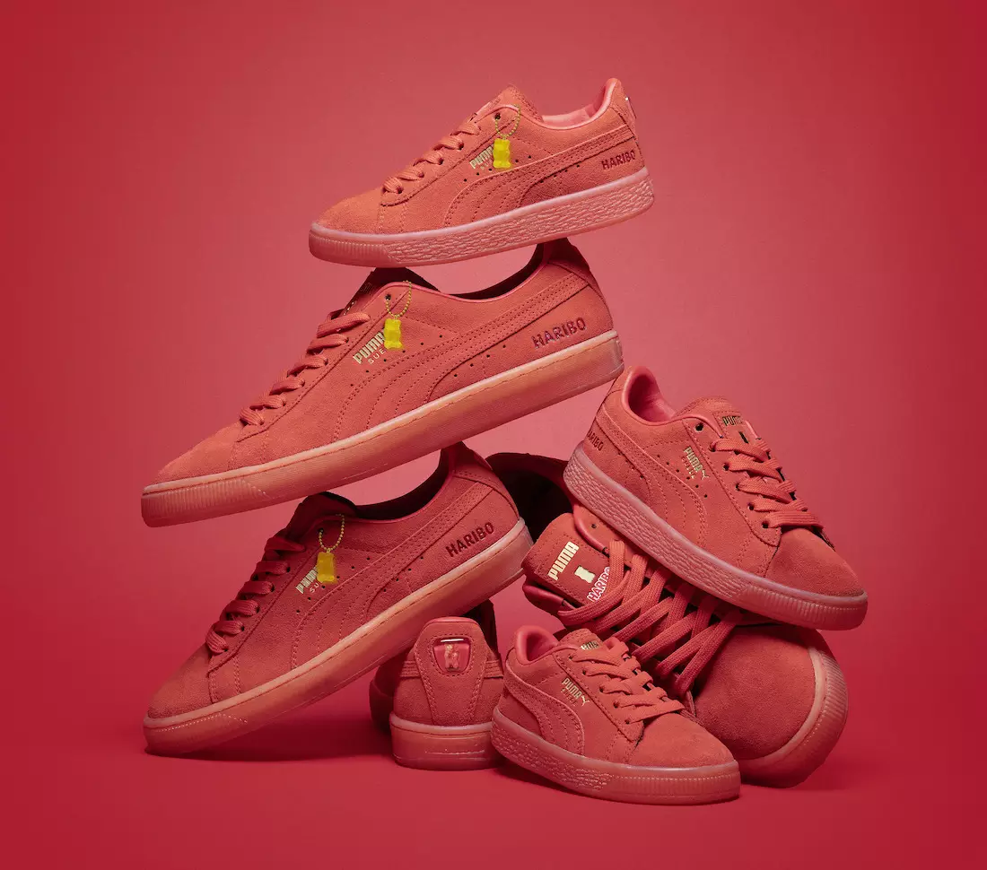 HARIBO PUMA Suede Red Tarehe ya Kutolewa