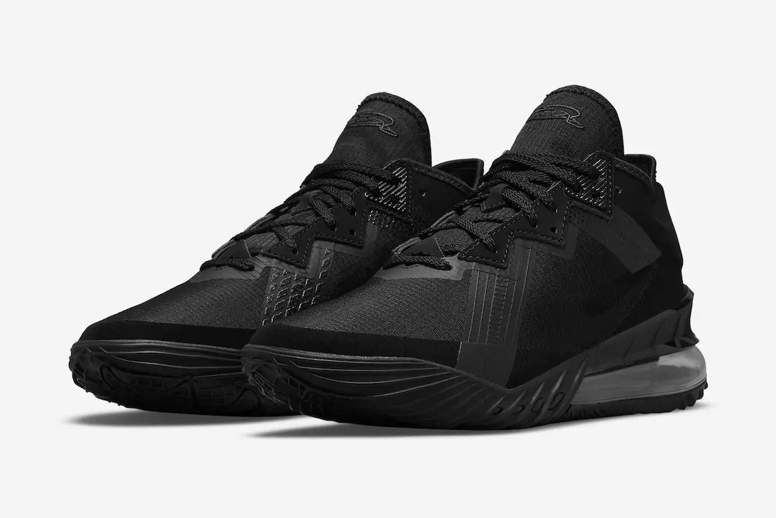 Nike LeBron 18 Low Zero Dark 23 Black CV7562-004 Датум на објавување