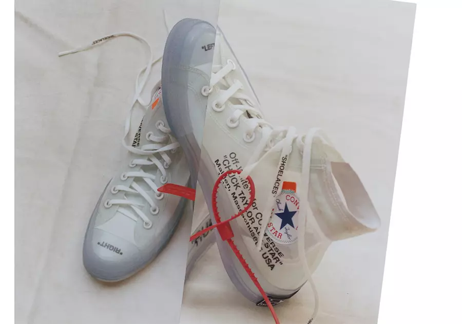 Look oficial de OFF WHITE x Converse Chuck Taylor