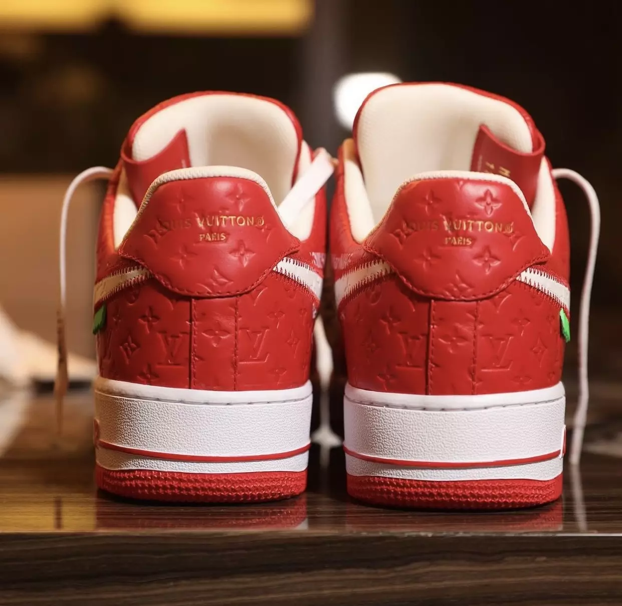 Louis Vuitton Nike Air Force 1 Rojo