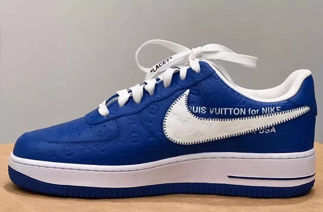 Louis Vuitton Nike Air Force 1 Blue Buraxılış Tarixi