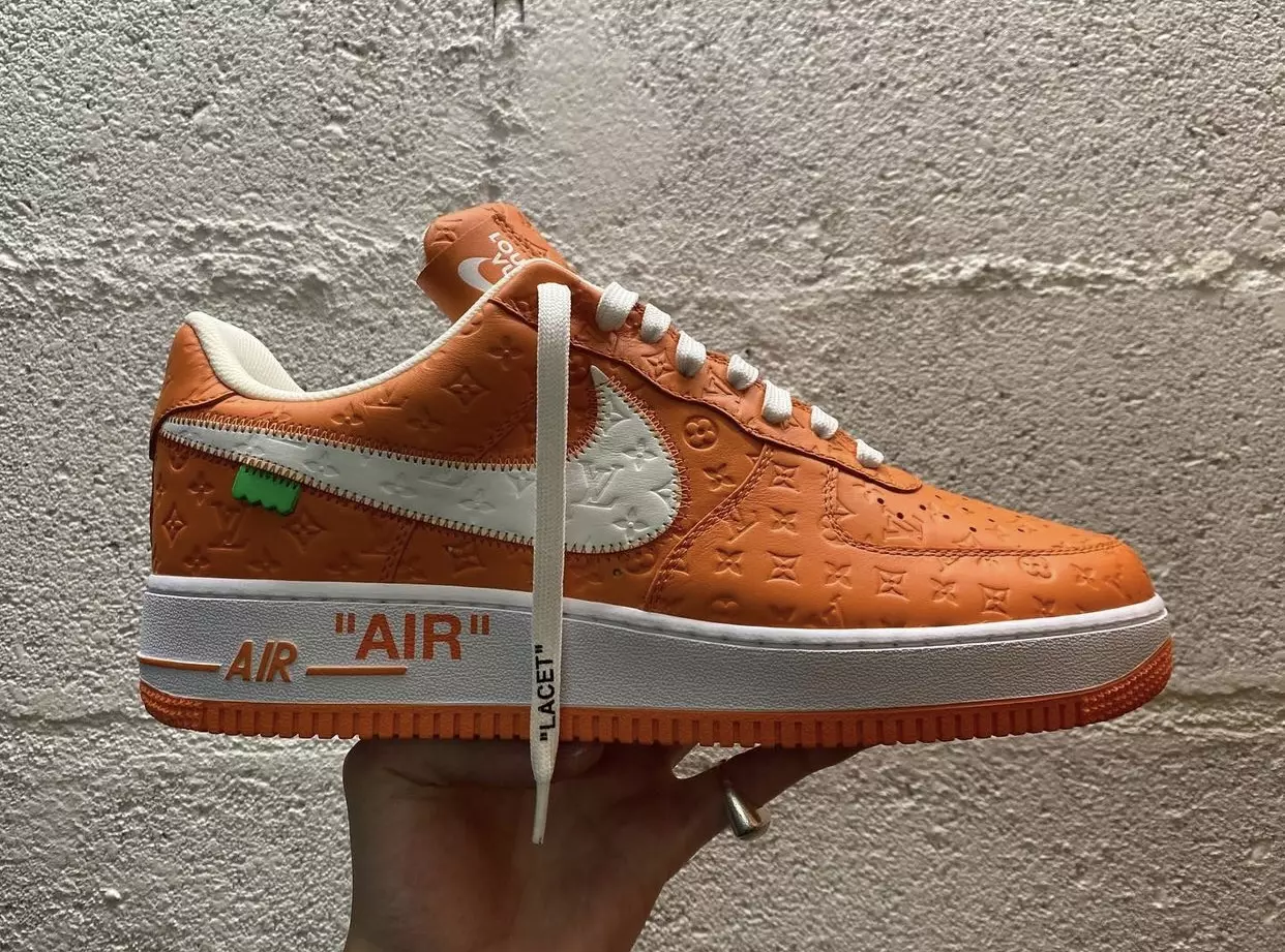 Louis Vuitton Nike Aerfhórsa 1 Oráiste