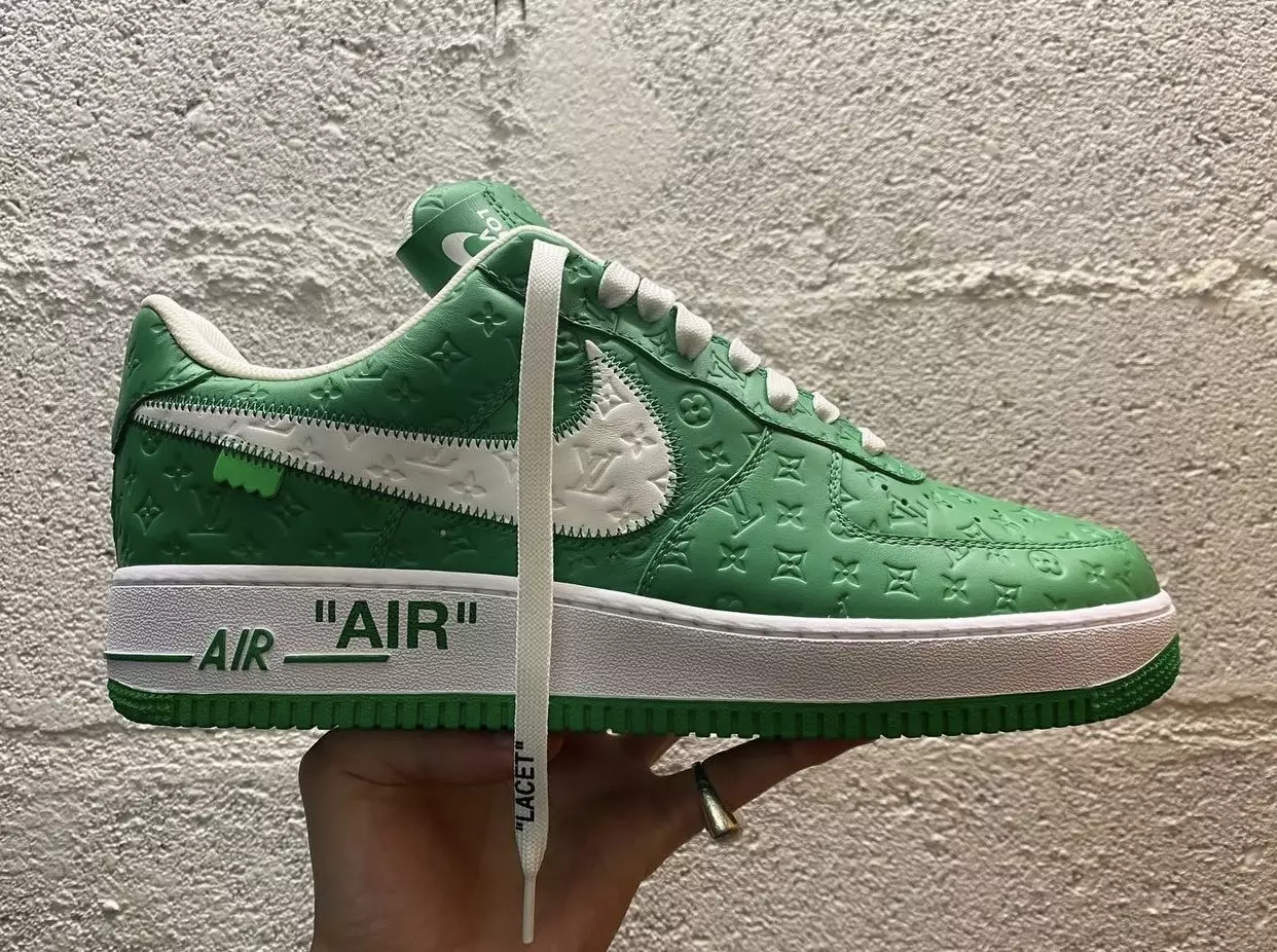 Louis Vuitton Nike Air Force 1 Grøn