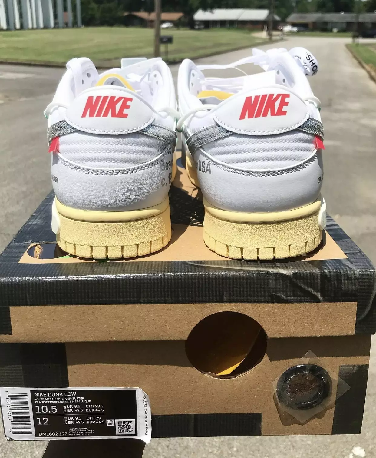 Beinhvítt Nike Dunk Low White Metallic Silfur DM1602-127 Útgáfudagur