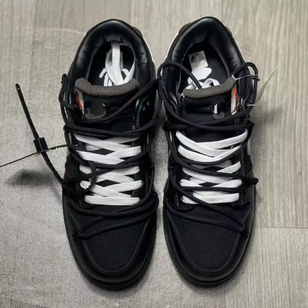 Beinhvítt Nike Dunk Low 50 af 50 Black Release Date