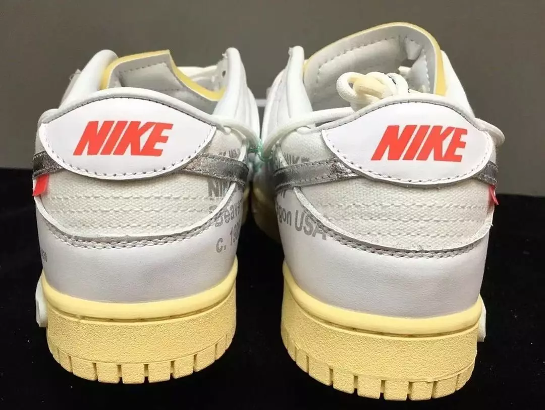 Off-White Nike Dunk Low 01 dari 50 Tanggal Rilis