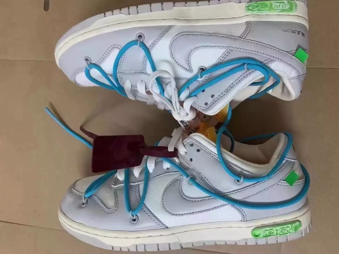 Off-White Nike Dunk Low 02 trong số 50 Ngày phát hành