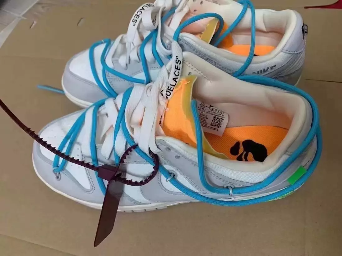 Off-White Nike Dunk Low 02 od 50 Datum izdavanja