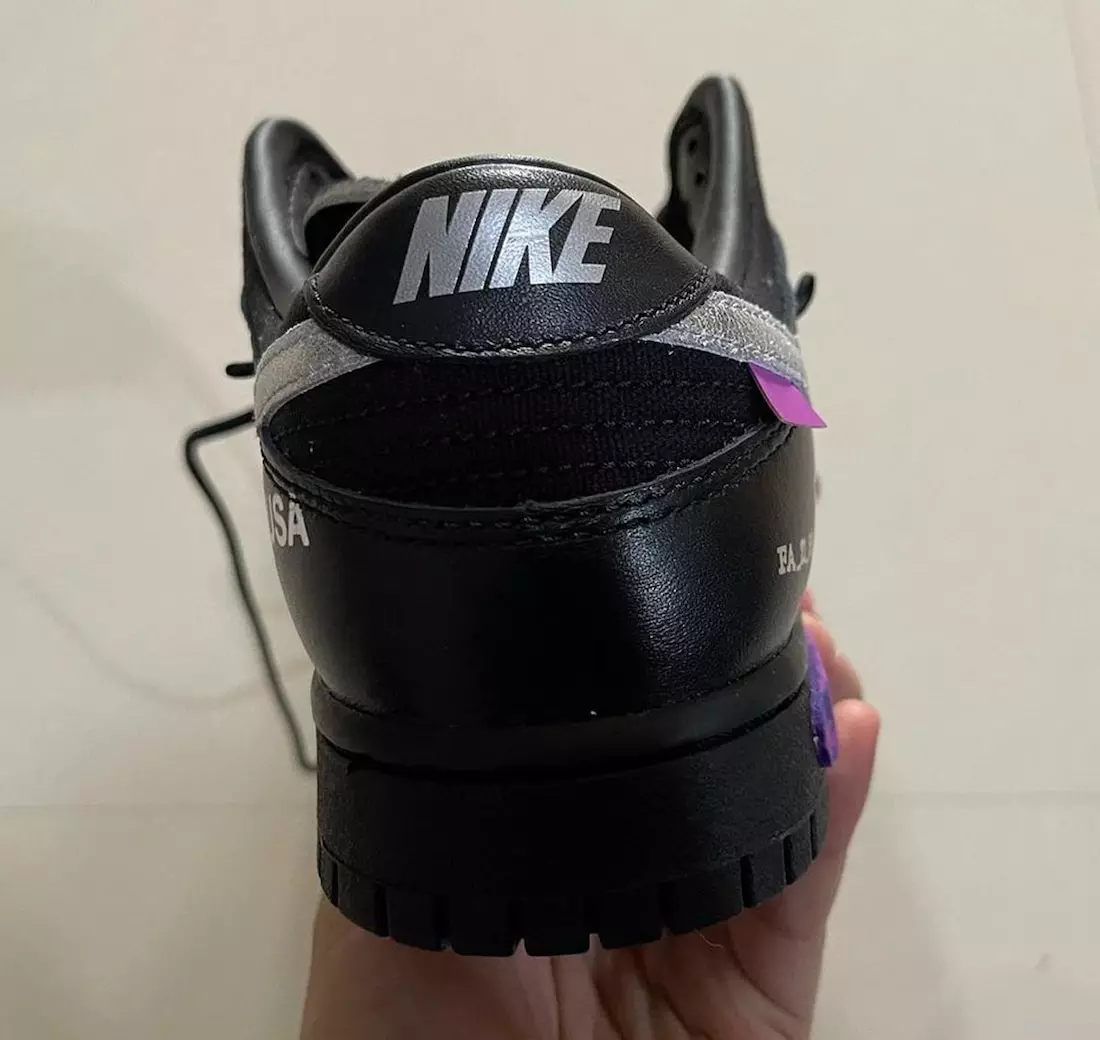 Off-White Nike Dunk Low The 50 Black 출시일