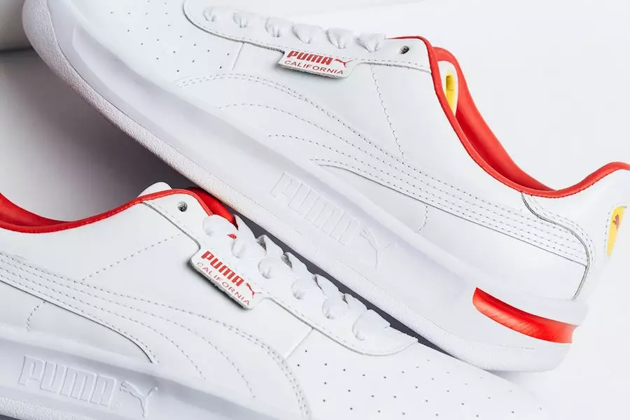 PUMA California Drive Thru White Red Дата на издаване