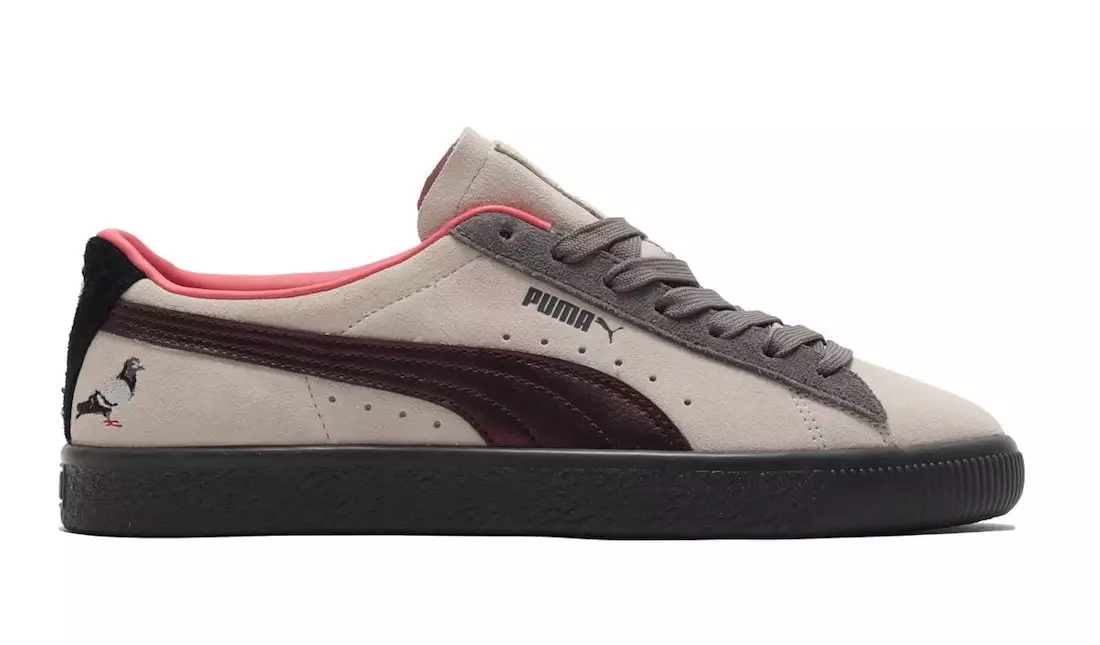 atmos Staple PUMA Suede Pigeon Crow Megjelenési dátum