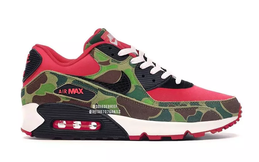 Nike Air Max 90 Reverse Duck Camo CW6024-600 Tarikh Tayangan