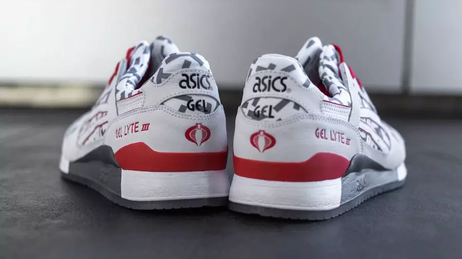 G.I. Joe ASICS Gel Lyte III Snake Eyes Storm Shadow تاریخ انتشار