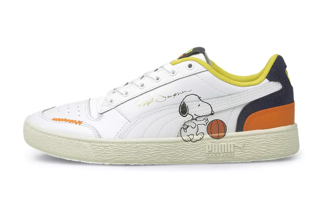 Dribbling Snoopy Details This Peanuts x PUMA Ralph Sampson