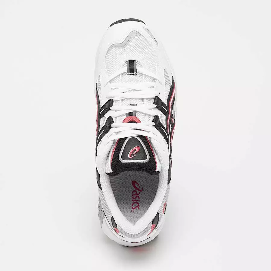 ASICS Gel Kayano 5 OG White Black Red Izlaišanas datums