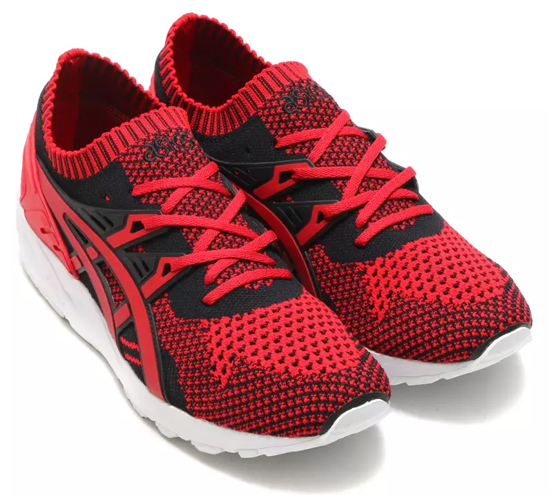 ASICS Gel Kayano Təlimçi Trikotaj Əsl Qırmızı İmperial Mavi