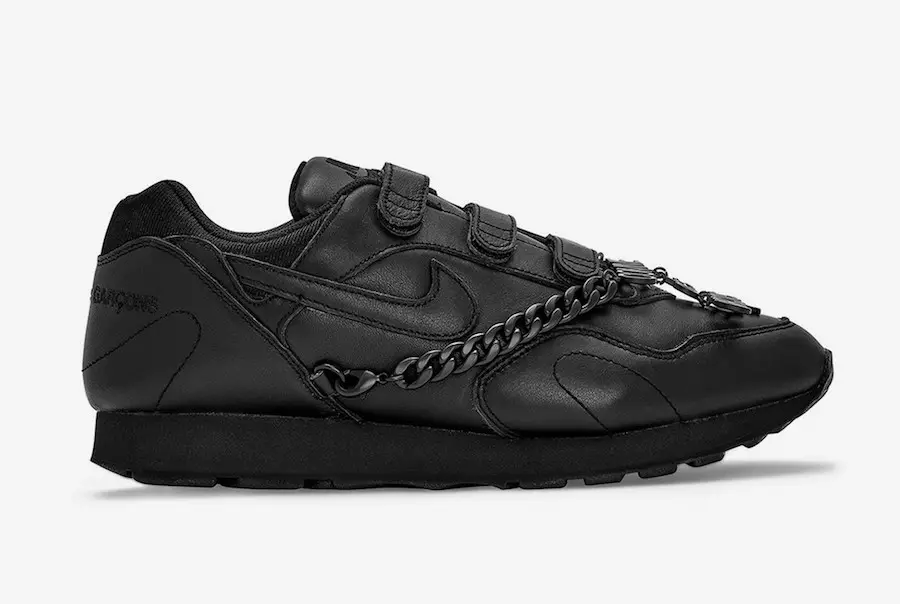 Comme des Garcons Nike Outburst Velcro Black תאריך שחרור