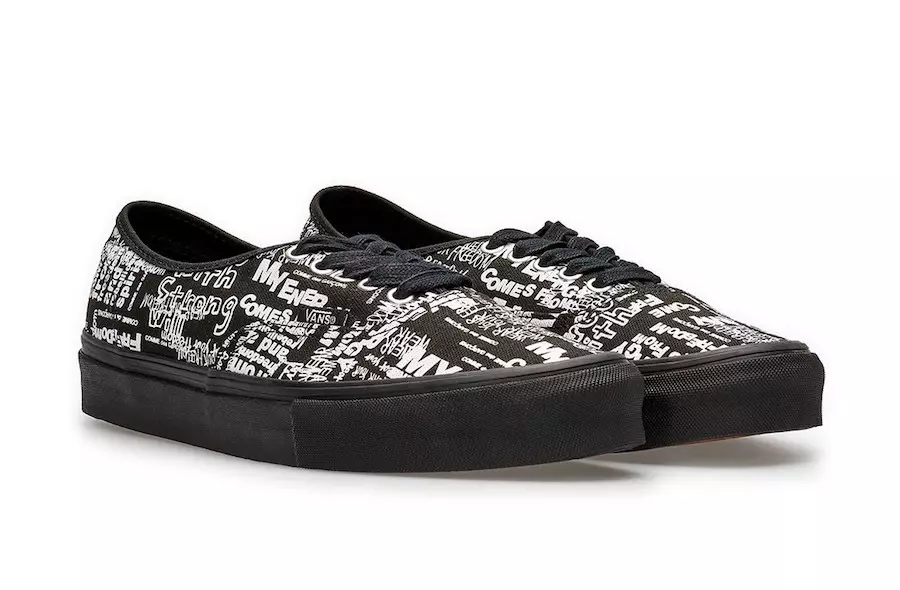 COMME des GARCONS Vans Vault تاريخ إصدار أصلي