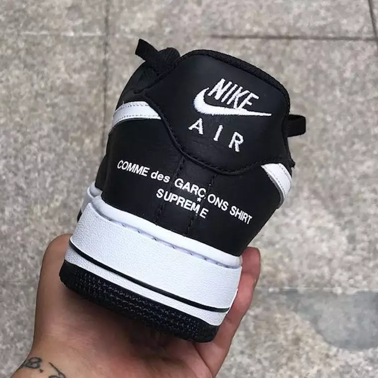 Uachtarach x Comme des Garçons x Nike Air Force 1 Íseal