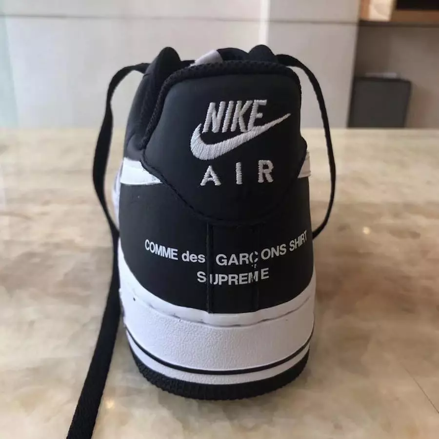 Supreme x Comme Des Garçons x Nike Air Force 1 အနိမ့်