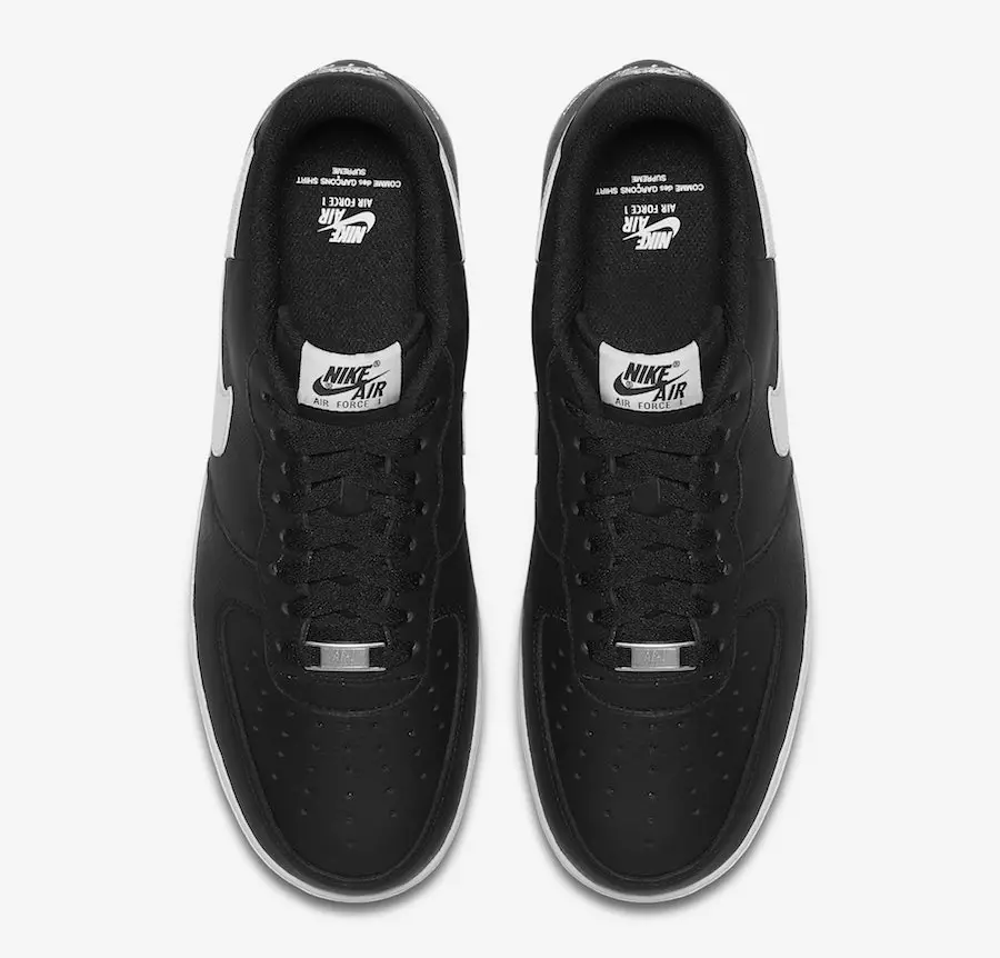 Supreme x CDG x NIke Air Force 1 Low AR7623-001 Releasedatum