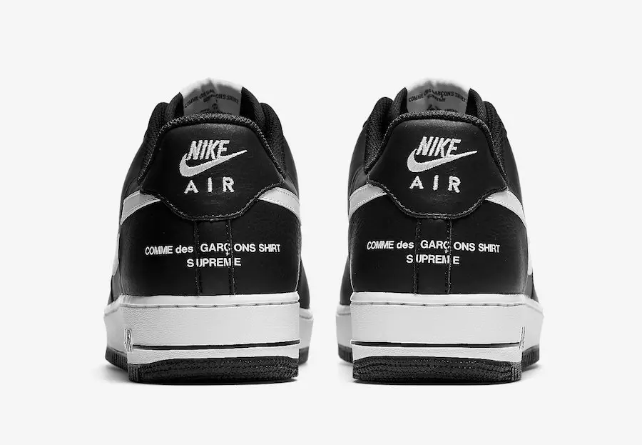 Supreme x CDG x NIke Air Force 1 Low AR7623-001 Fecha de lanzamiento