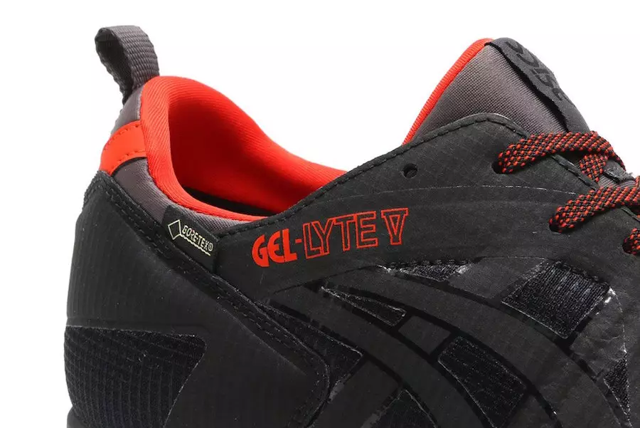 ASICS Gel Lyte V Gore-Tex အနက်ရောင် အနီရောင်