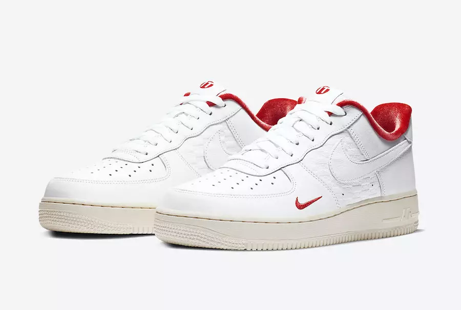 Kith Nike Air Force 1 Düşük Beyaz Üniversite Kırmızı Metalik Altın CZ7926-100 Çıkış Tarihi