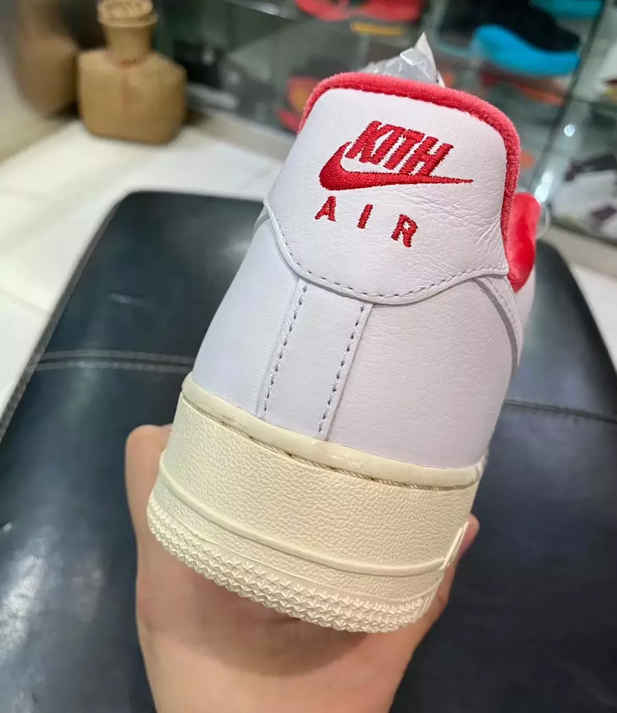 Kith Nike Air Force 1 Low Japan White University Red Metallic Gold CZ7926-100 Թողարկման ամսաթիվ