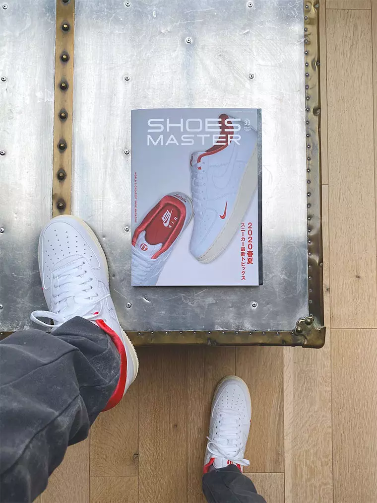 Датум на издавање на Kith Nike Air Force 1 White Red