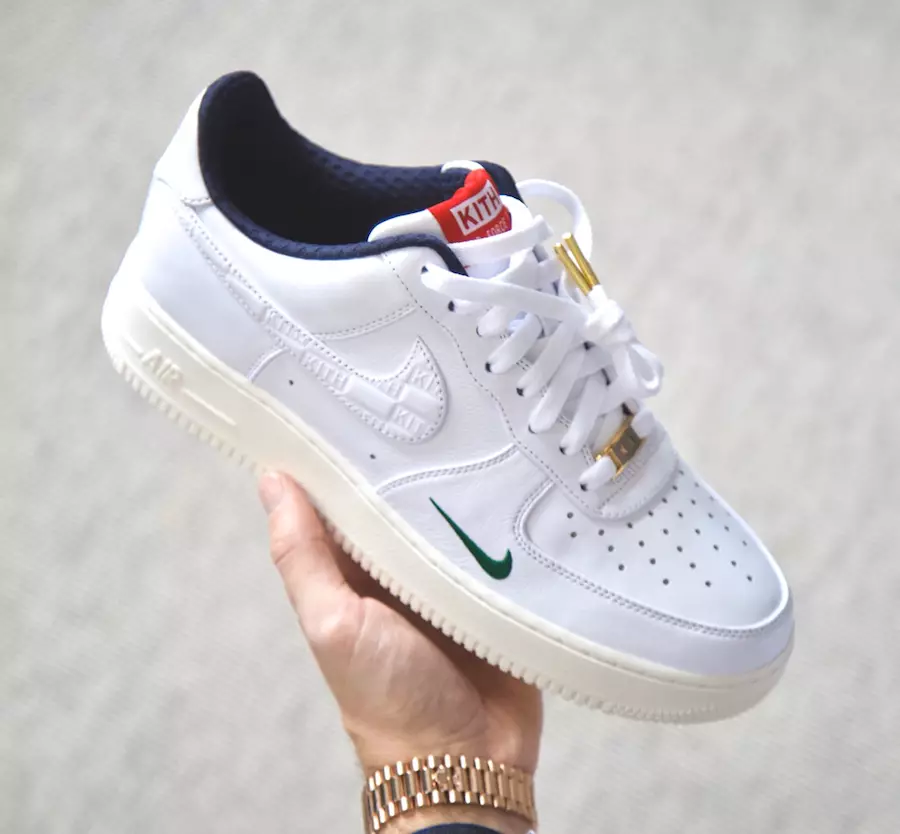 Preço baixo da data de lançamento do Kith Nike Air Force 1