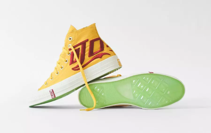 KITH x Coca-Cola x Converse Chuck Taylor Kuning Merah