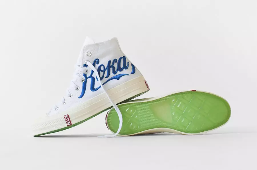 KITH x Coca-Cola x Converse Chuck Taylor Bílá Modrá Červená