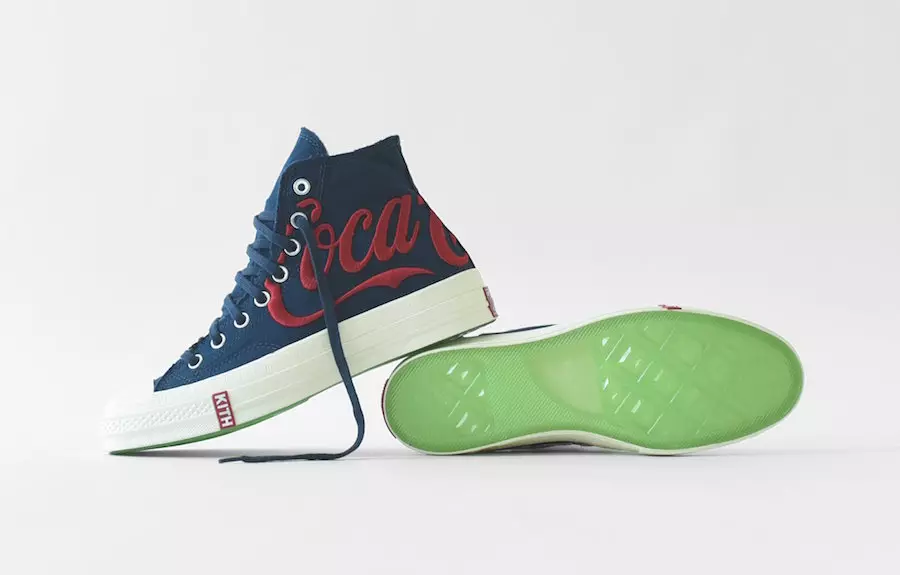 KITH x Coca-Cola x Converse Chuck Taylor Vermelho Marinho Branco