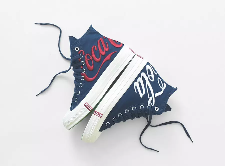 KITH x Coca-Cola x Converse Чак Тейлор қара-қызыл ақ түсті